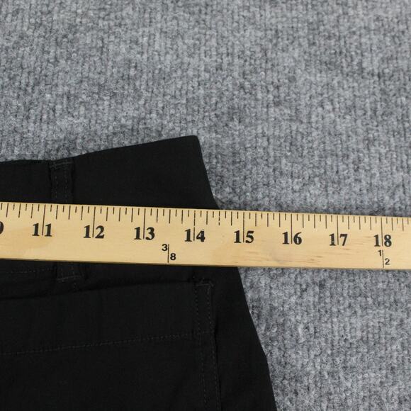 Maeve Pants 27P The Colette Wide Leg Crop Linen Blend Black Casual Work Chic - Picture 10 of 14